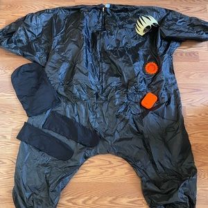 Blowup black costume, battery operated. One size fits all!